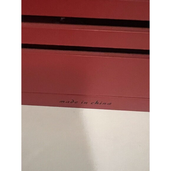 Red Mantle Desk Clock Sports Car Dashboard. Makes Noise-Works! - Picture 4 of 7